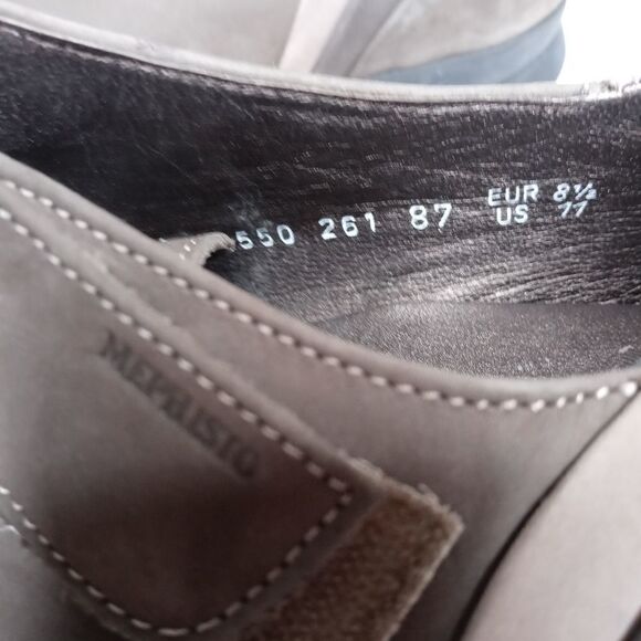 Mephisto Women's Size 11 Air-Jet Luce Gray Suede Walking Shoes - Picture 6 of 11